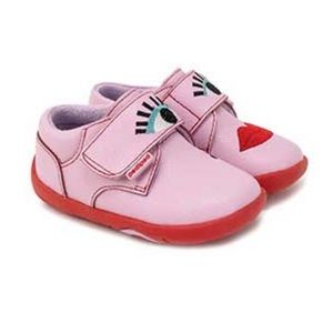 NWOT Pediped Grip ‘N’ Go Cindy Pink Toddler Shoes